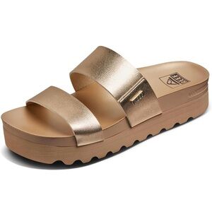 Reef Women's Gold Slide Sandals